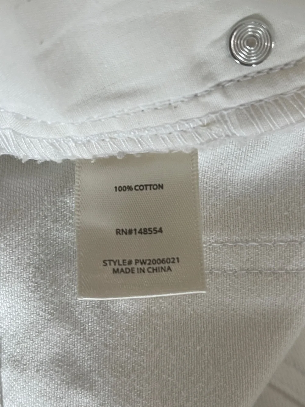 Francesca's Avery Front Tie White Denim Shorts Size 29 New With Tags - Picture 7 of 7